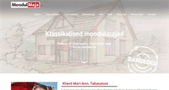 Desktop Screenshot of moodulmaja.ee